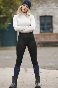 Ella Damen Thermo Reitleggings mit Vollbesatz
