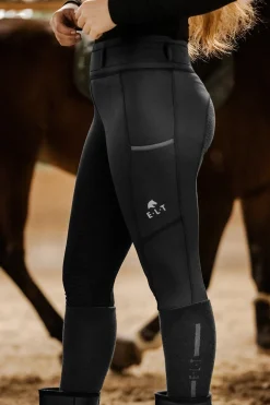 Ella Damen Thermo Reitleggings mit Vollbesatz