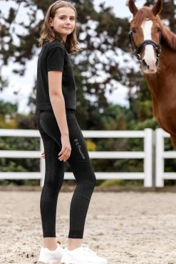 Ella Glam Kinder Reitleggings Vollbesatz