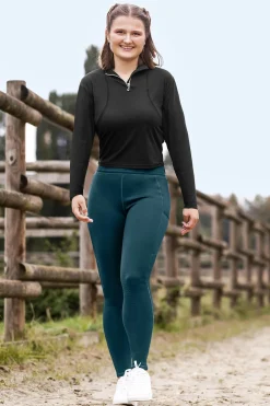 Ella Glam Kinder Reitleggings Vollbesatz