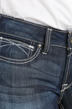 Ella R.E.A.L. Outseam Damen Skinny Jeans mit mittlerer Bundhöhe