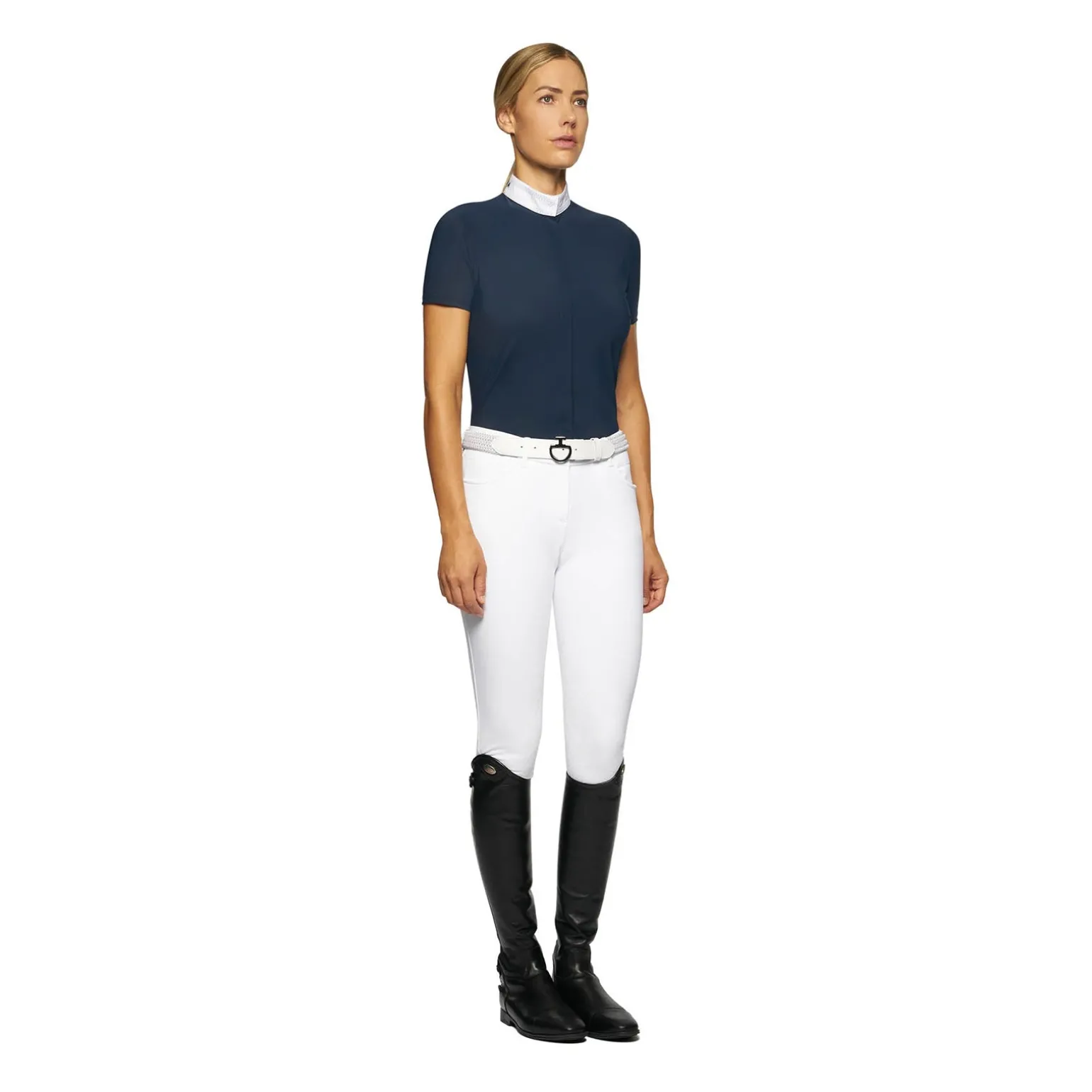 Embroidery Damen Kurzarm-Turniershirt