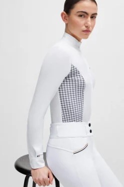 Emma Turnierbluse Houndstooth