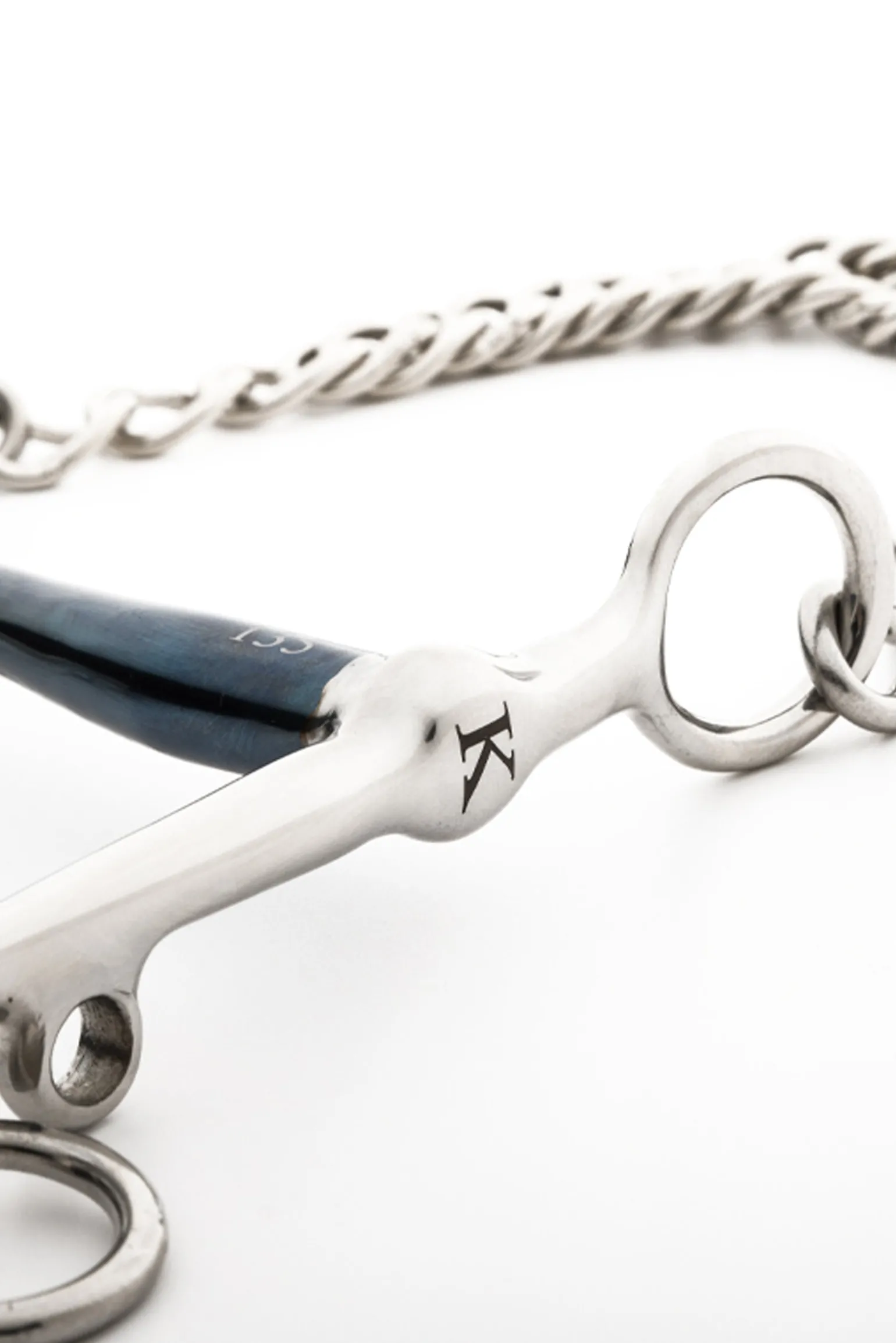 ergonomische Dressurkandare mit Zungenfreiheit, 14 mm