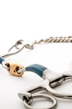 ergonomisches Pelhamgebiss, doppelt gebrochen mit Lock Up, kurz, 14 mm