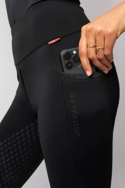 Evelina Damen Vollbesatzreitleggings