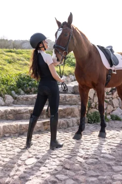 Evelina Damen Vollbesatzreitleggings