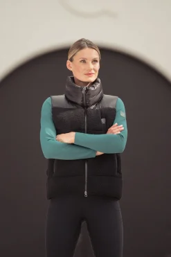 Fanatics AW24 Steppweste mit Teddyfleece