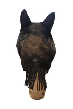 Fliegenmaske Classic mit Ohren und Nüsternfransen