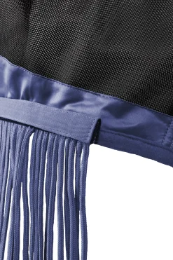 Fliegenmaske mit Fransen für Nasenschutz