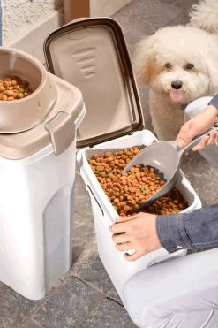 Futtereimer mit Deckel (40L/ 15kg)