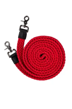 Gabi Flat Woven Cotton Reins 25mm, w/ Clips 300cm