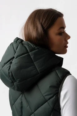 Gem Damen lange gefütterte Reitweste