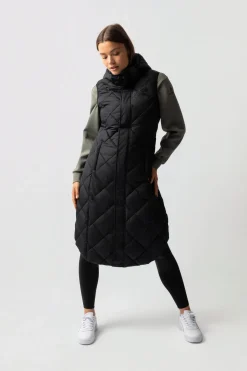 Gem Damen lange gefütterte Reitweste