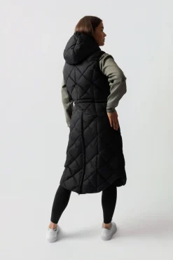 Gem Damen lange gefütterte Reitweste