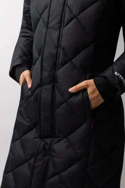 Gem leicht wattierter Damenmantel