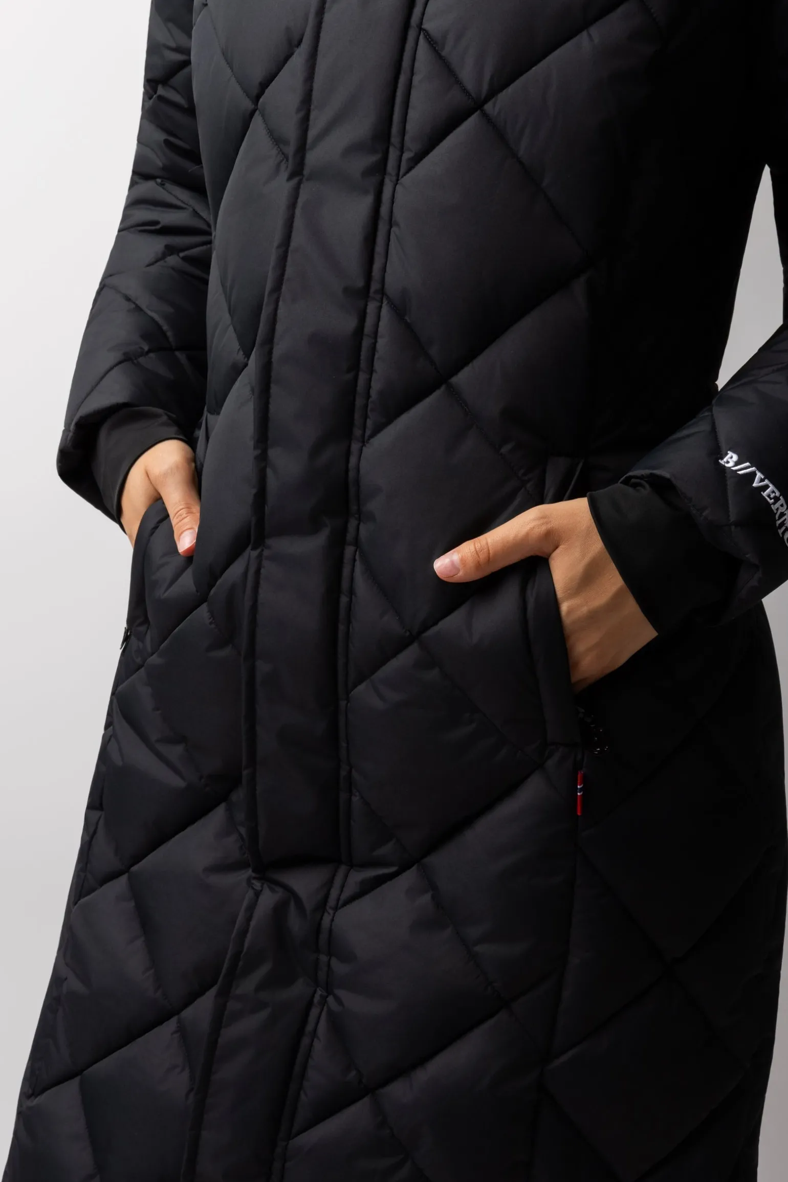 Gem leicht wattierter Damenmantel