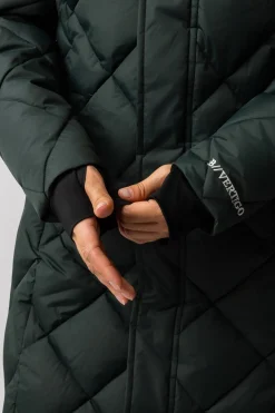 Gem leicht wattierter Damenmantel