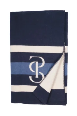 gestreifte Wolldecke