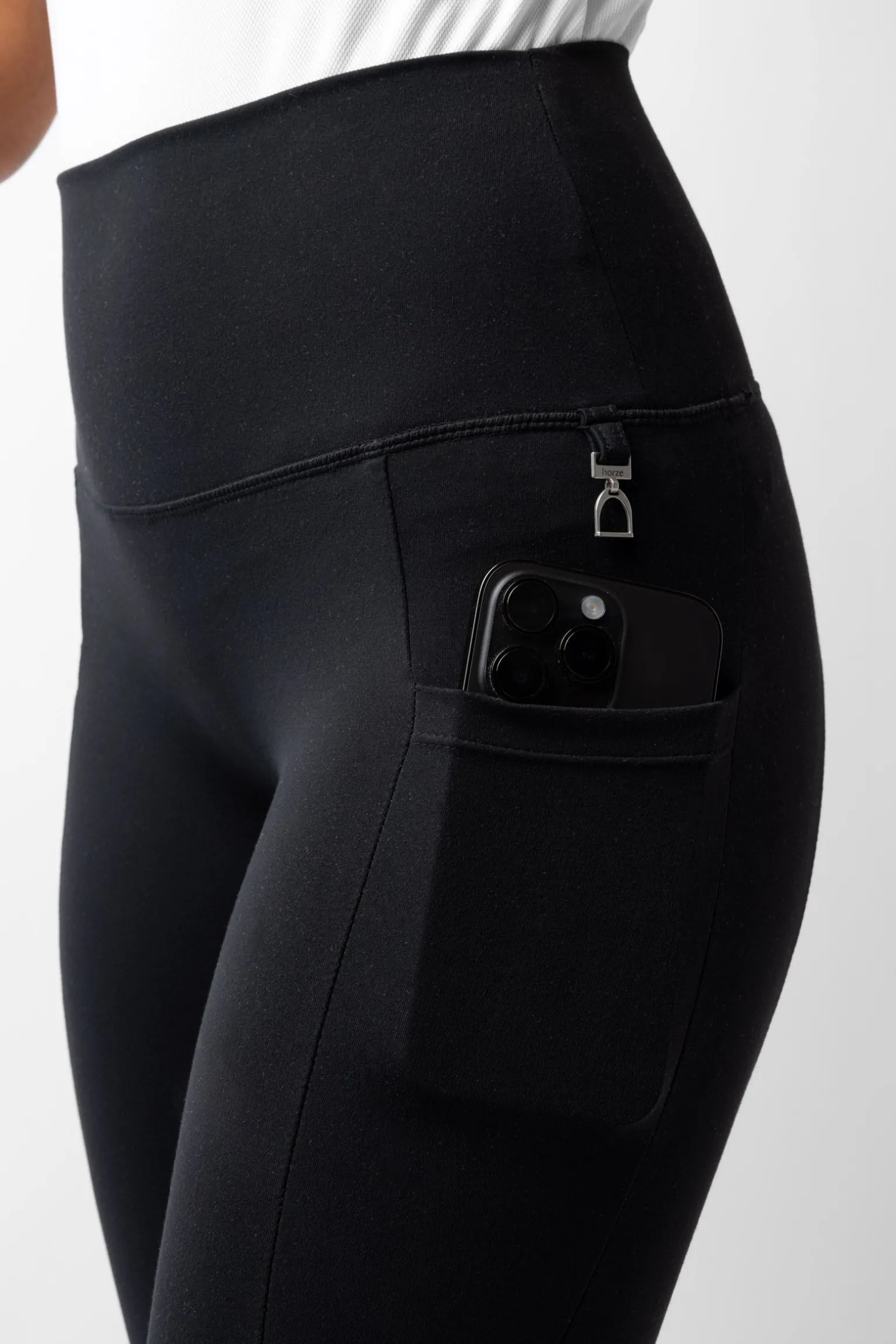 Gillian Damen Reitleggings aus Kompressionsmaterial mit Vollbesatz