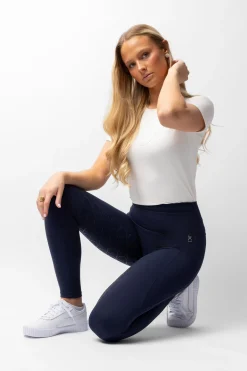 Gillian Damen Reitleggings aus Kompressionsmaterial mit Vollbesatz