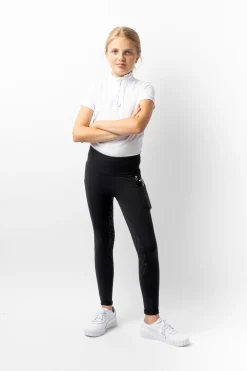 Gillian Kinder Kompressionsreitleggings mit Vollbesatz