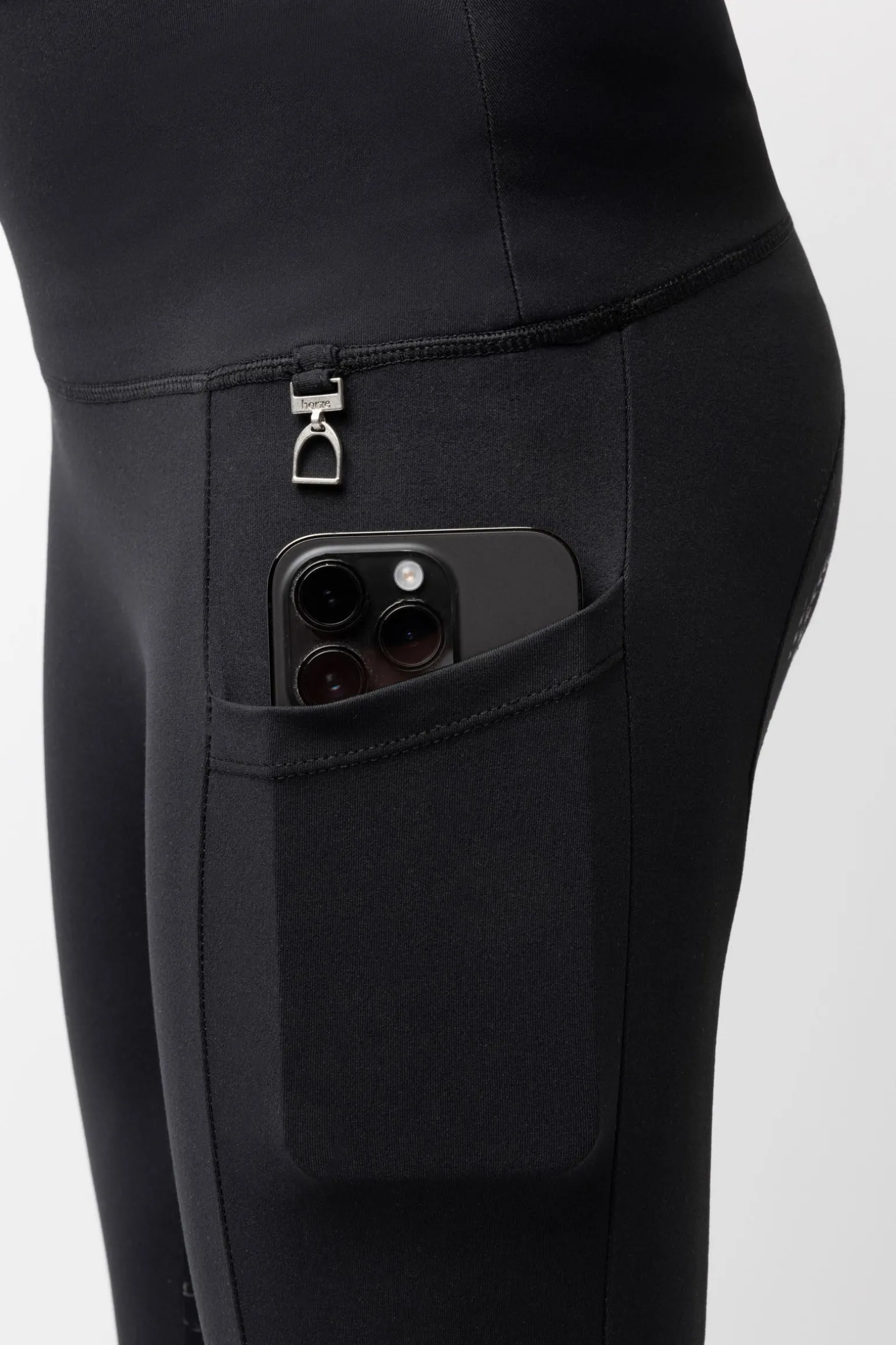 Gillian Kinder Kompressionsreitleggings mit Vollbesatz