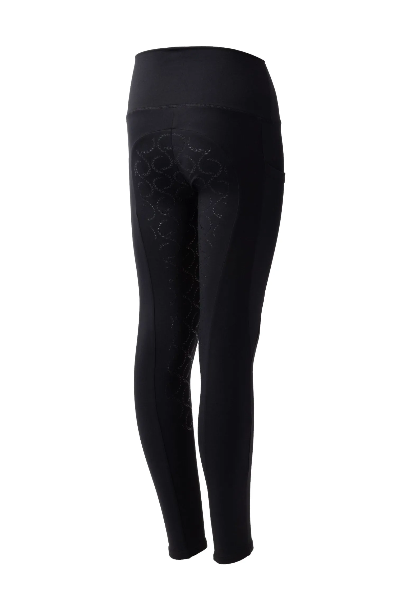 Gillian Kinder Kompressionsreitleggings mit Vollbesatz