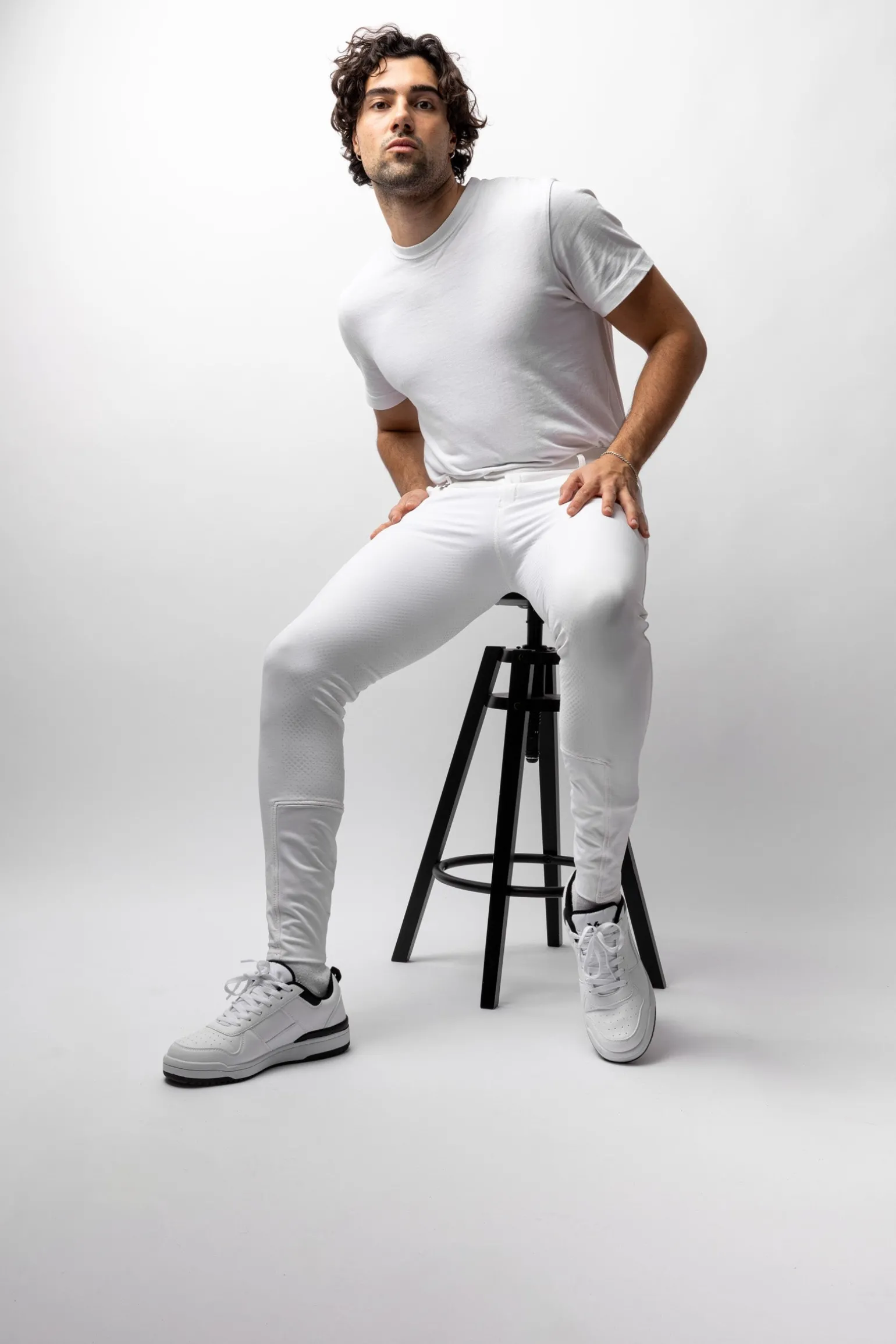 Grand Prix Herrenreithose mit Vollbesatz aus Silikon UPF 50+