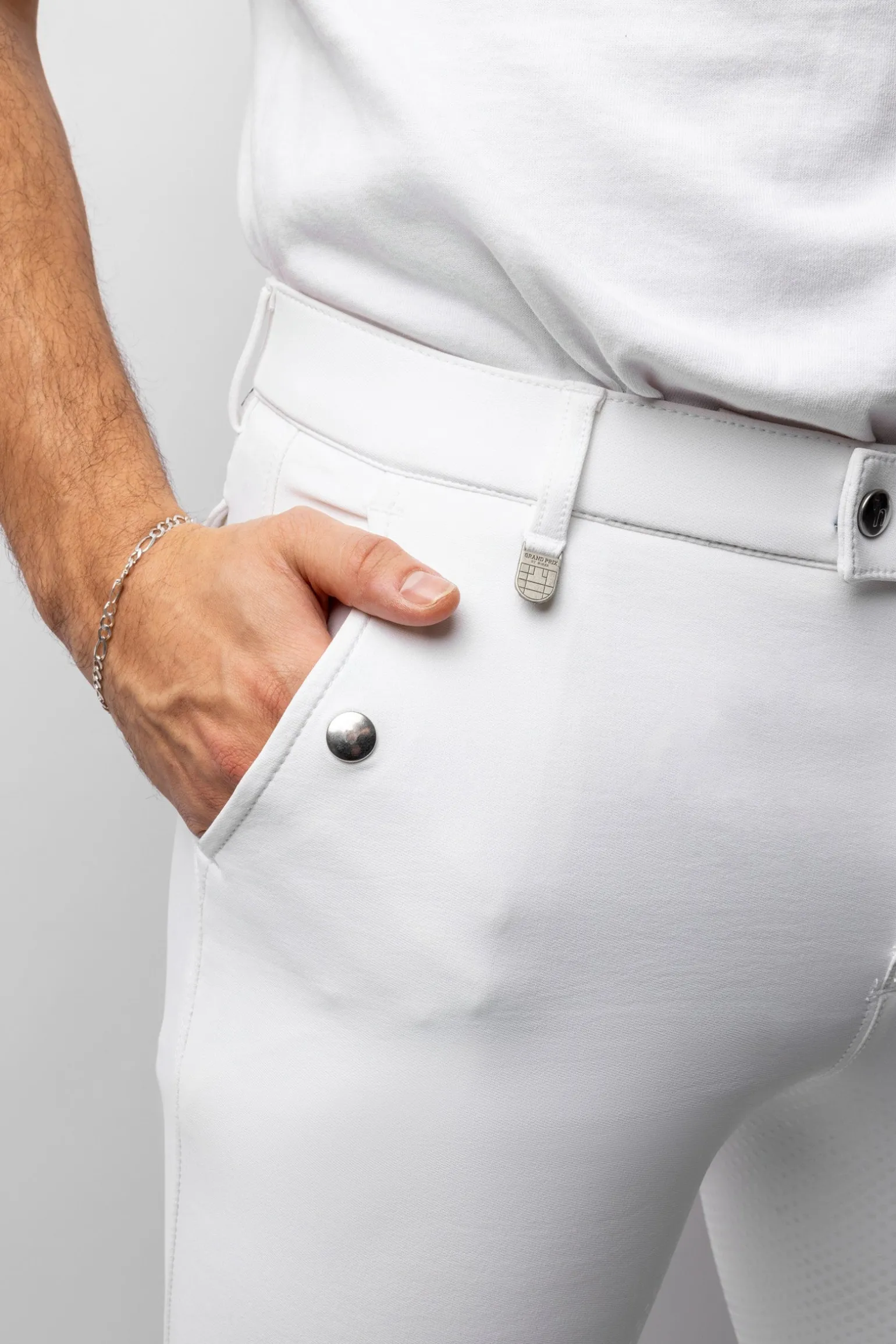 Grand Prix Herrenreithose mit Vollbesatz aus Silikon UPF 50+