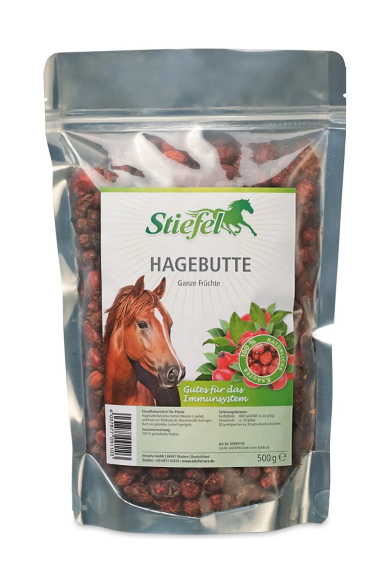 Hagebutten ganze Früchte, 2500g
