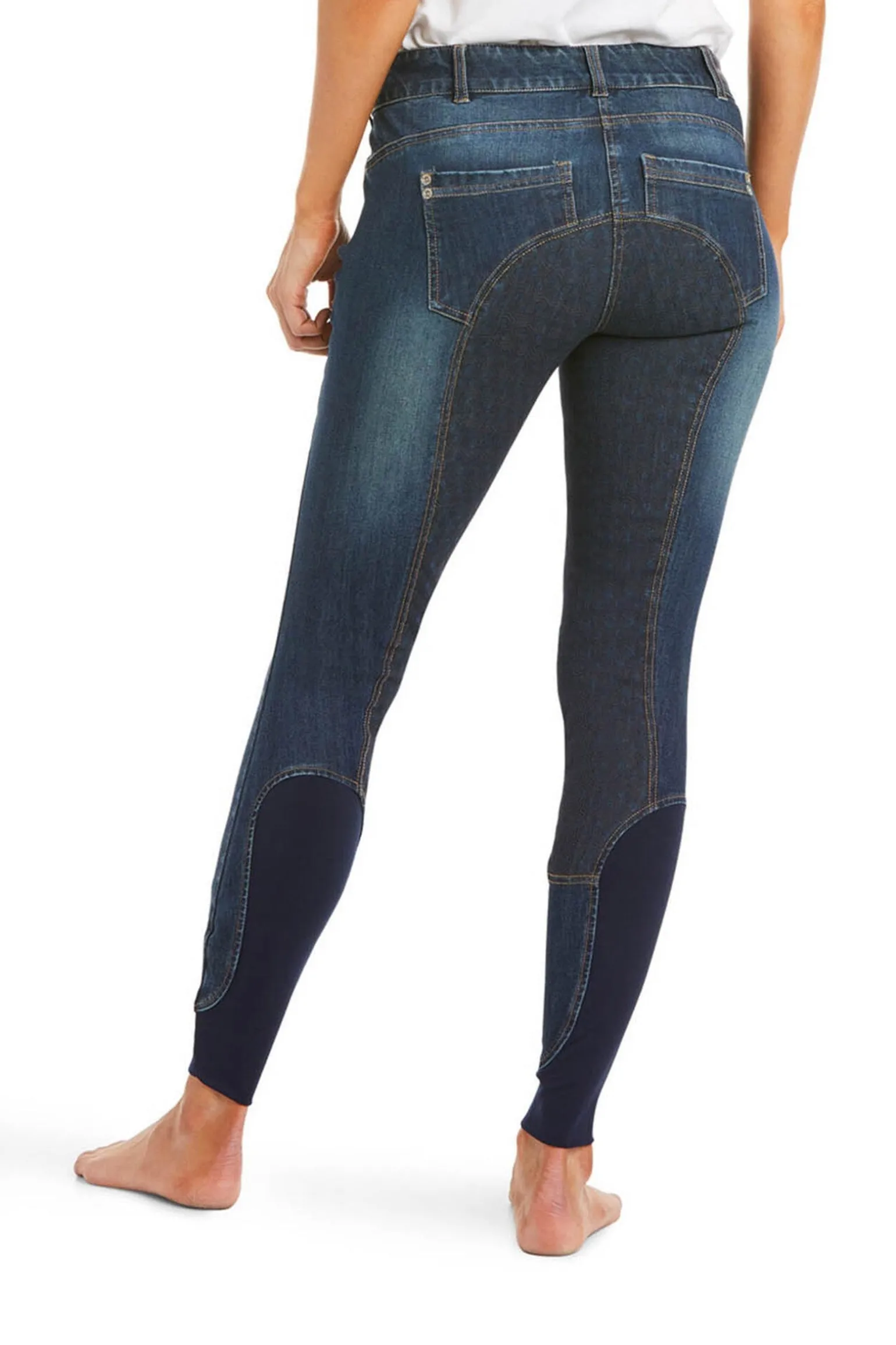 Halo Denim Damen Vollbesatzreithose