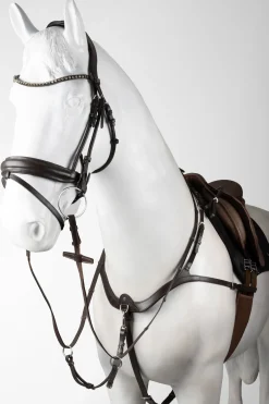 Hampstead Leder Vorderzeug mit Brustplatte