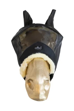 hautfreundliche Fliegemaske mit Ohren