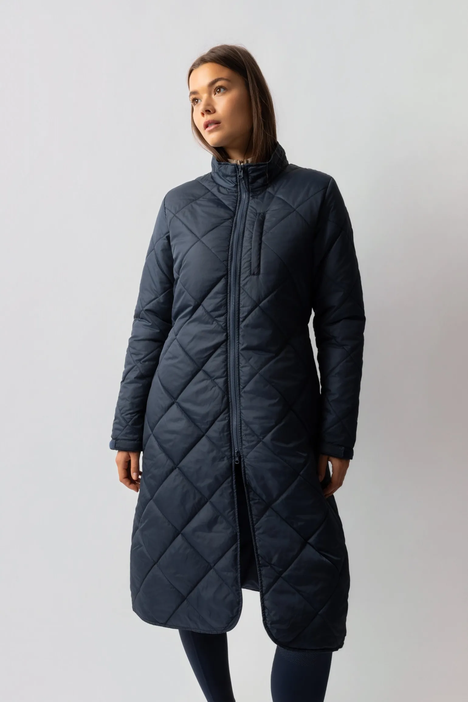 Hazel Damen lange Unterjacke