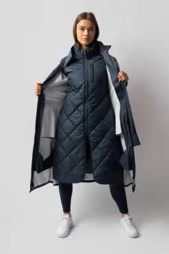 Hazel Damen lange Unterjacke