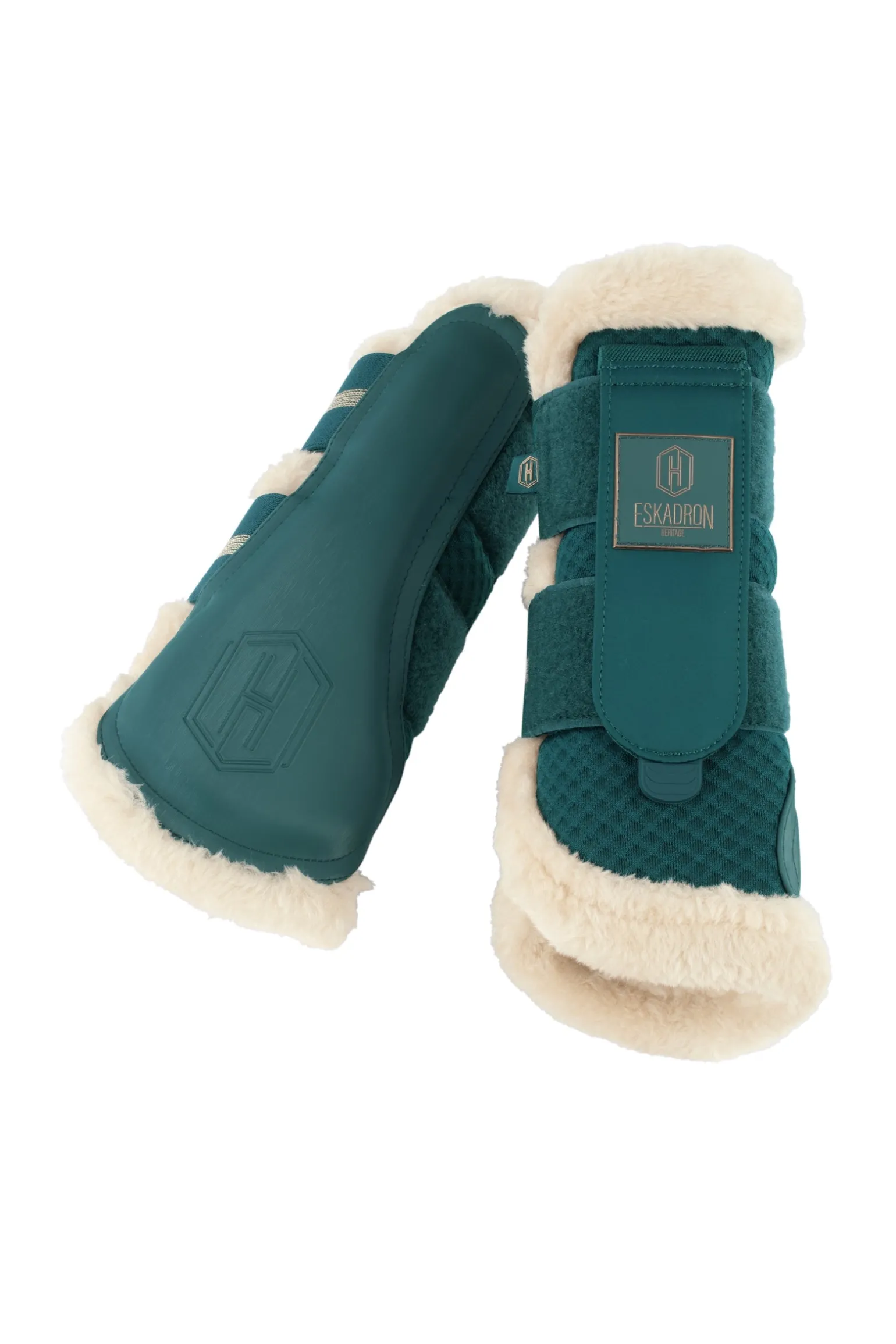 Heritage AW24 Mesh Gamaschen mit Kunstfell