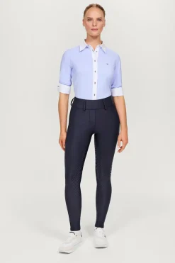 Highland Damen Hybrid-Vollbesatzreithose mit Silikon
