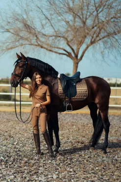 Houston Dressurschabracke mit Kunstfell