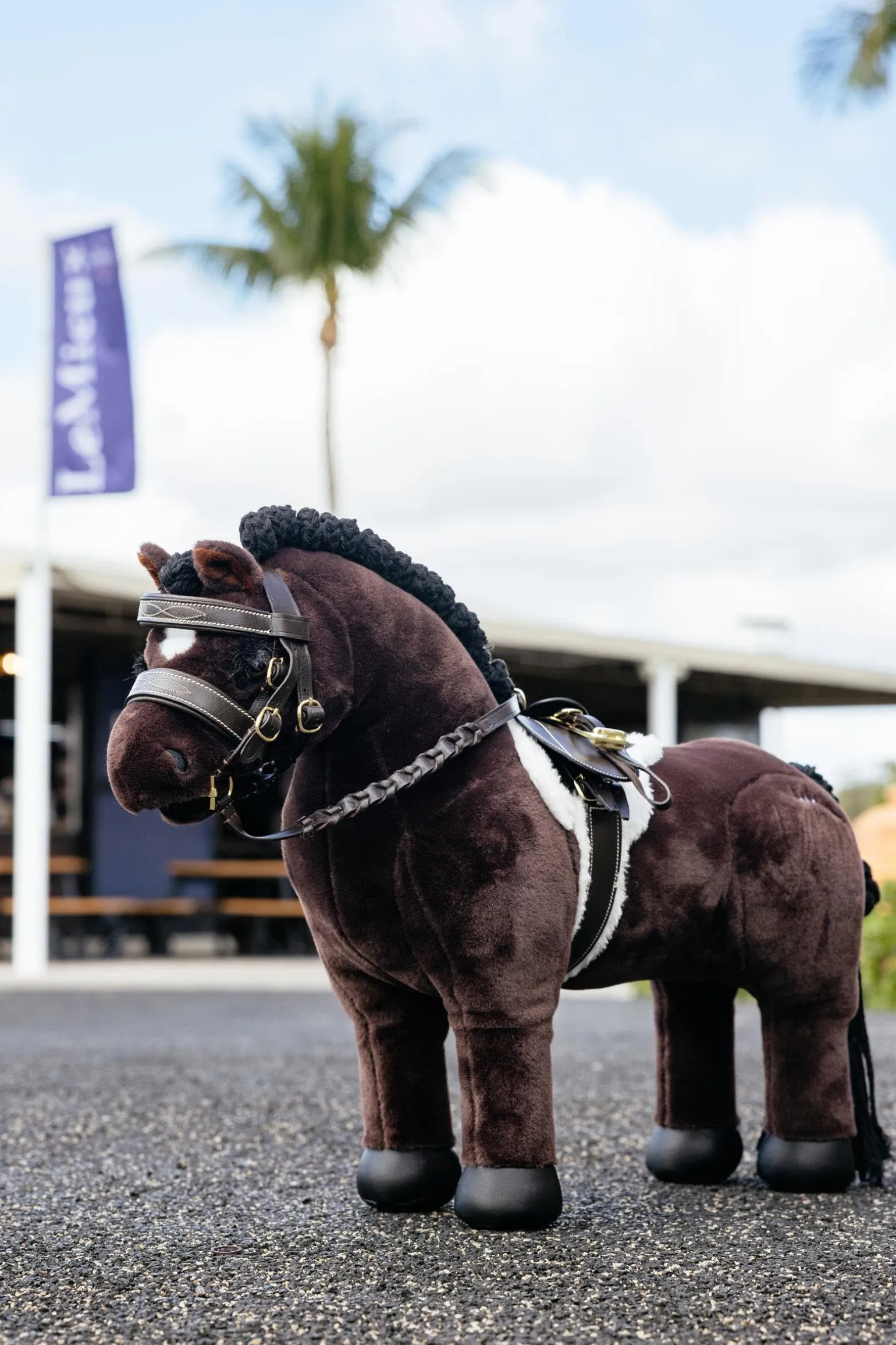 Hunter Springschabracke & Gurt für Spielzeugpony