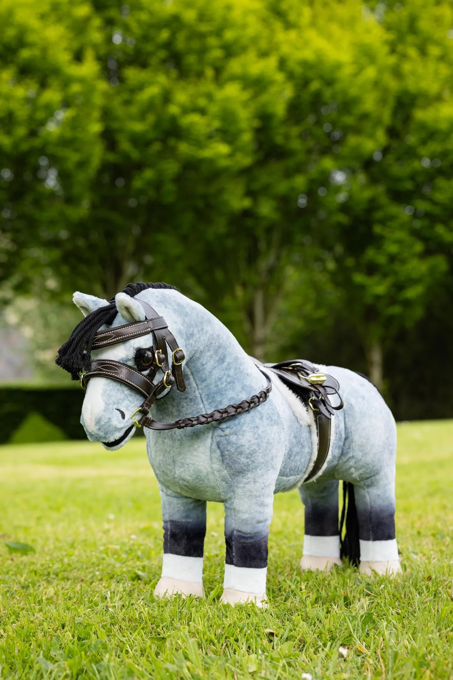 Hunter Springschabracke & Gurt für Spielzeugpony