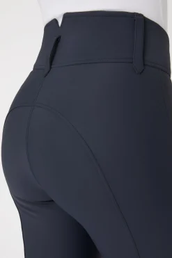 Indira Damen Kniebesatzreithose mit hohem Bund