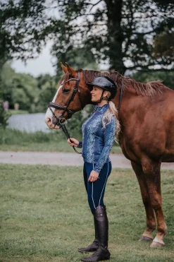 Jade Tech Fleece Kinder Reitleggings mit Vollbesatz