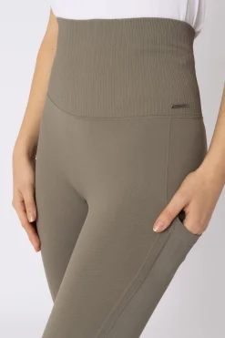 Janine Women's Nathlose Vollbesatz Tights mit Handytasche