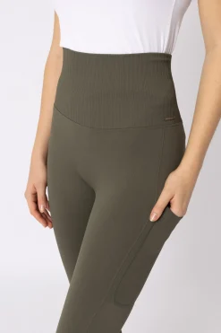 Janine Women's Nathlose Vollbesatz Tights mit Handytasche