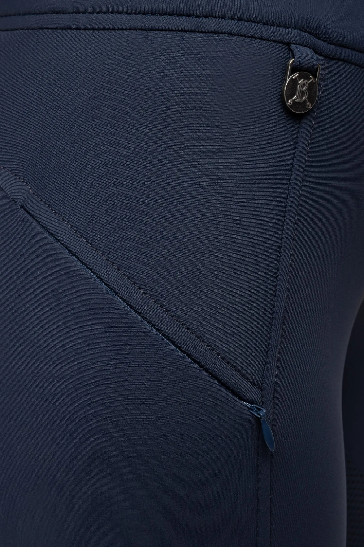 Justine Damen Thermoreithose mit Vollbesatz und Silikon Grip