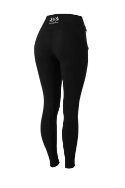 Justine Damen Thermoreithose mit Vollbesatz und Silikon Grip