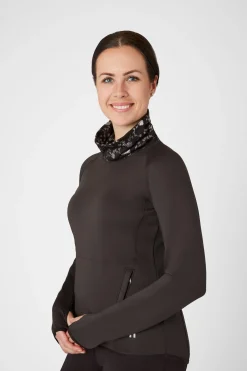 Kaitlin Damen Funktionssweatshirt mit Blumenkragen