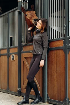 Kaitlin Damen Funktionssweatshirt mit Blumenkragen