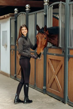 Kaitlin Damen Funktionssweatshirt mit Blumenkragen